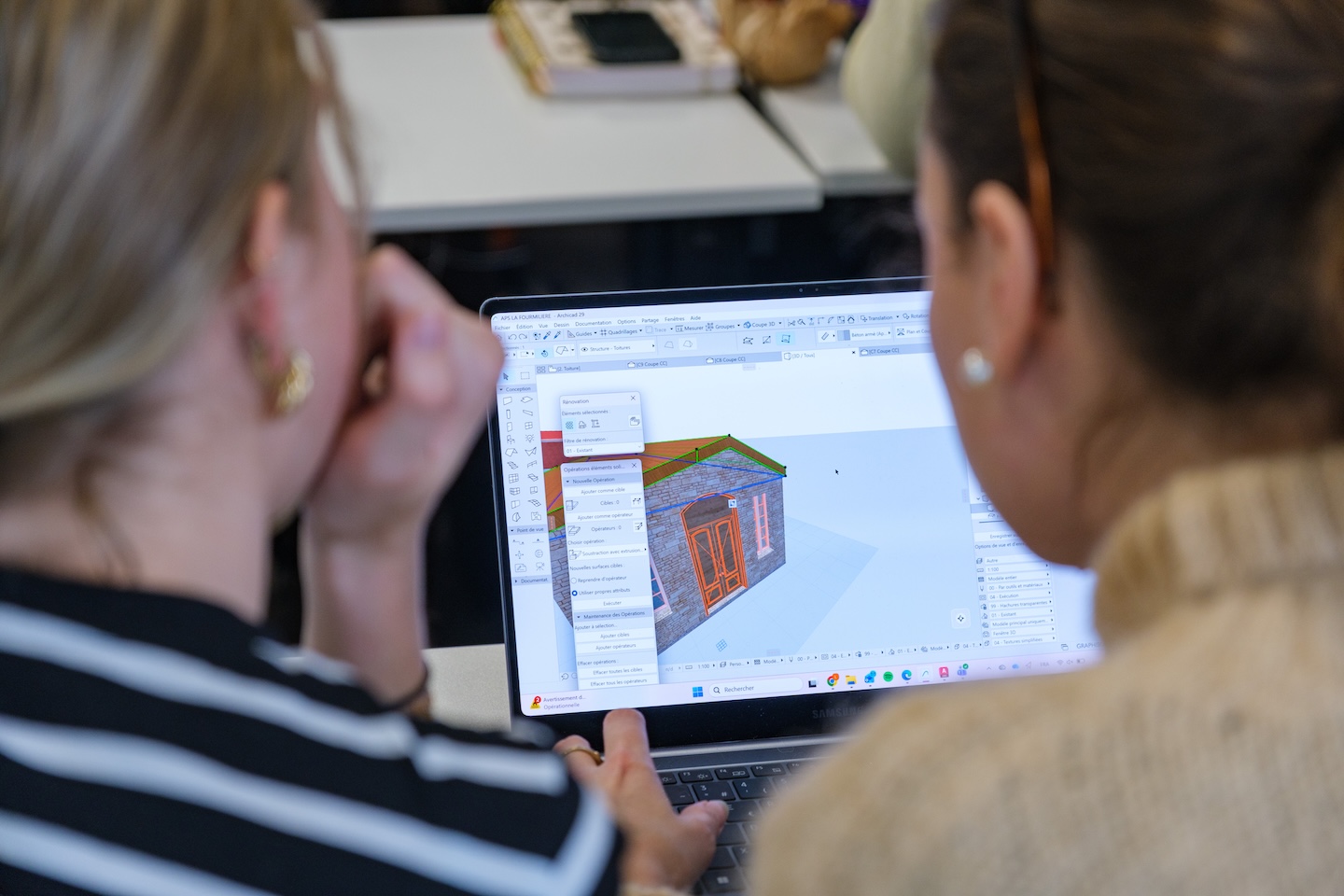 Reportage photo dans une entreprise d'architecture d'intérieur à Paris